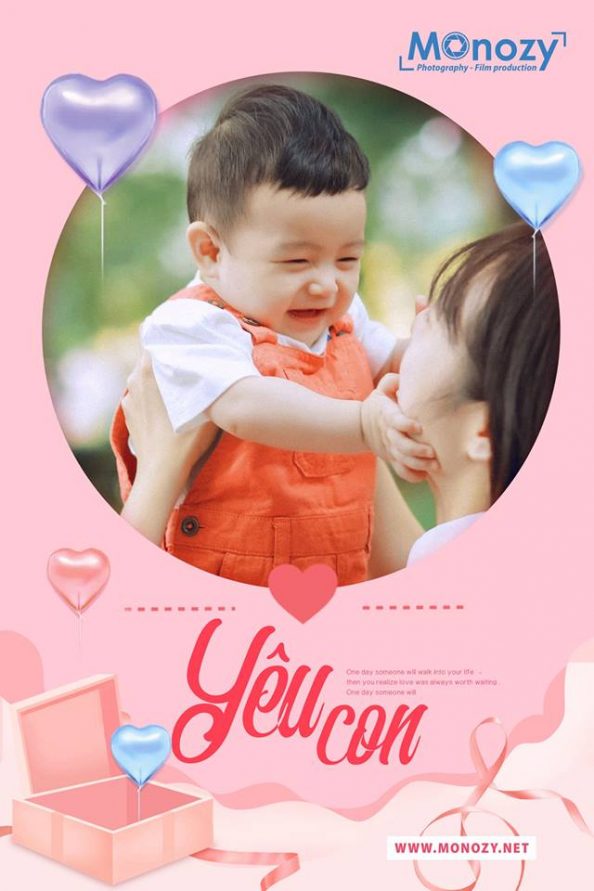 chụp ảnh cho bé